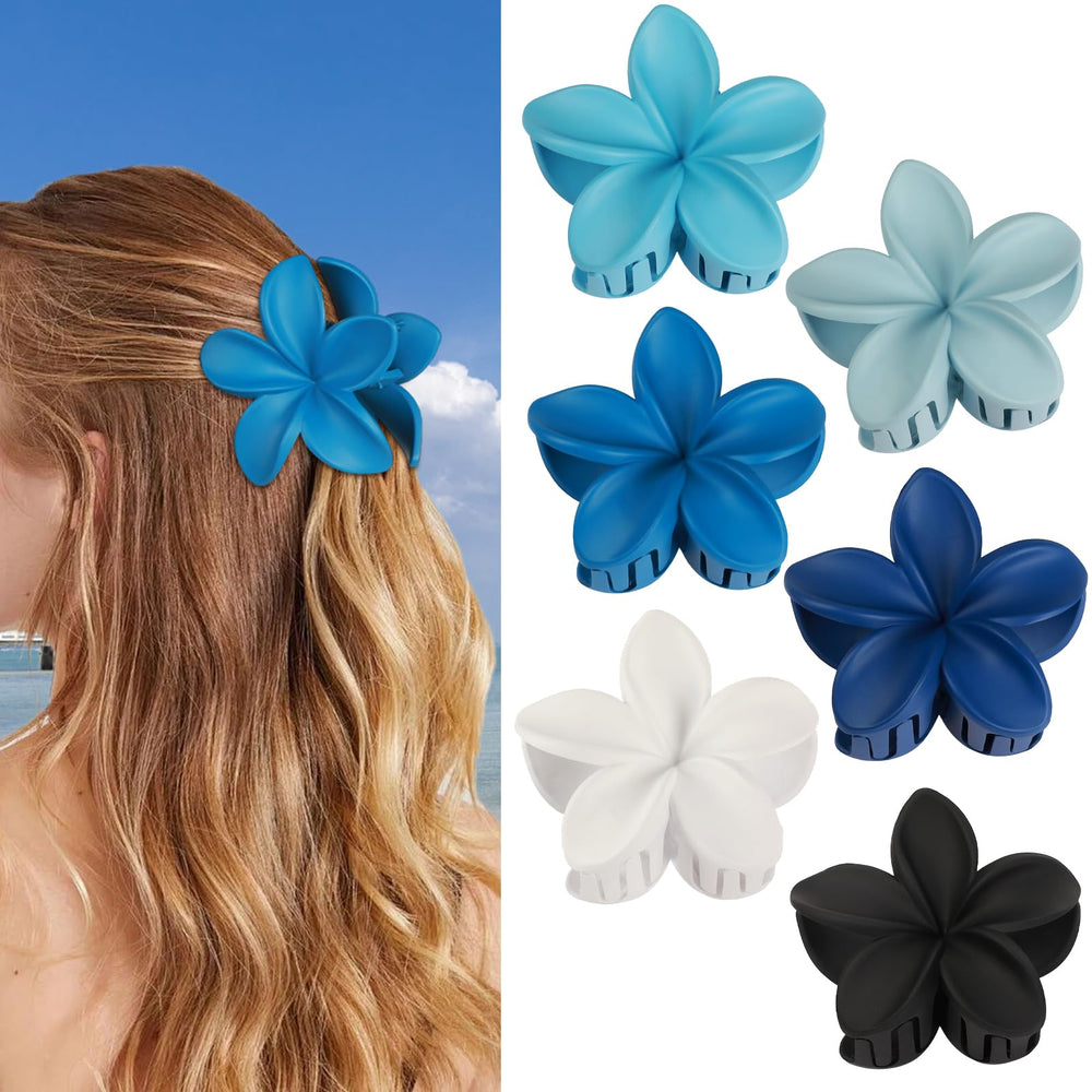 CHANDAT six color arrangement showing matching blues for outfit coordination