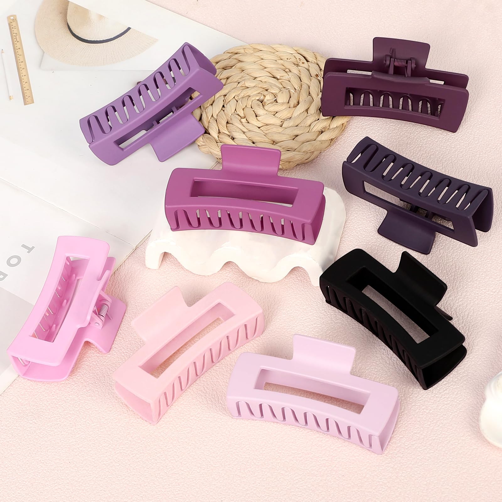 CHANDAT clips beside a ruler showing 4.1-inch size for scale clarity
