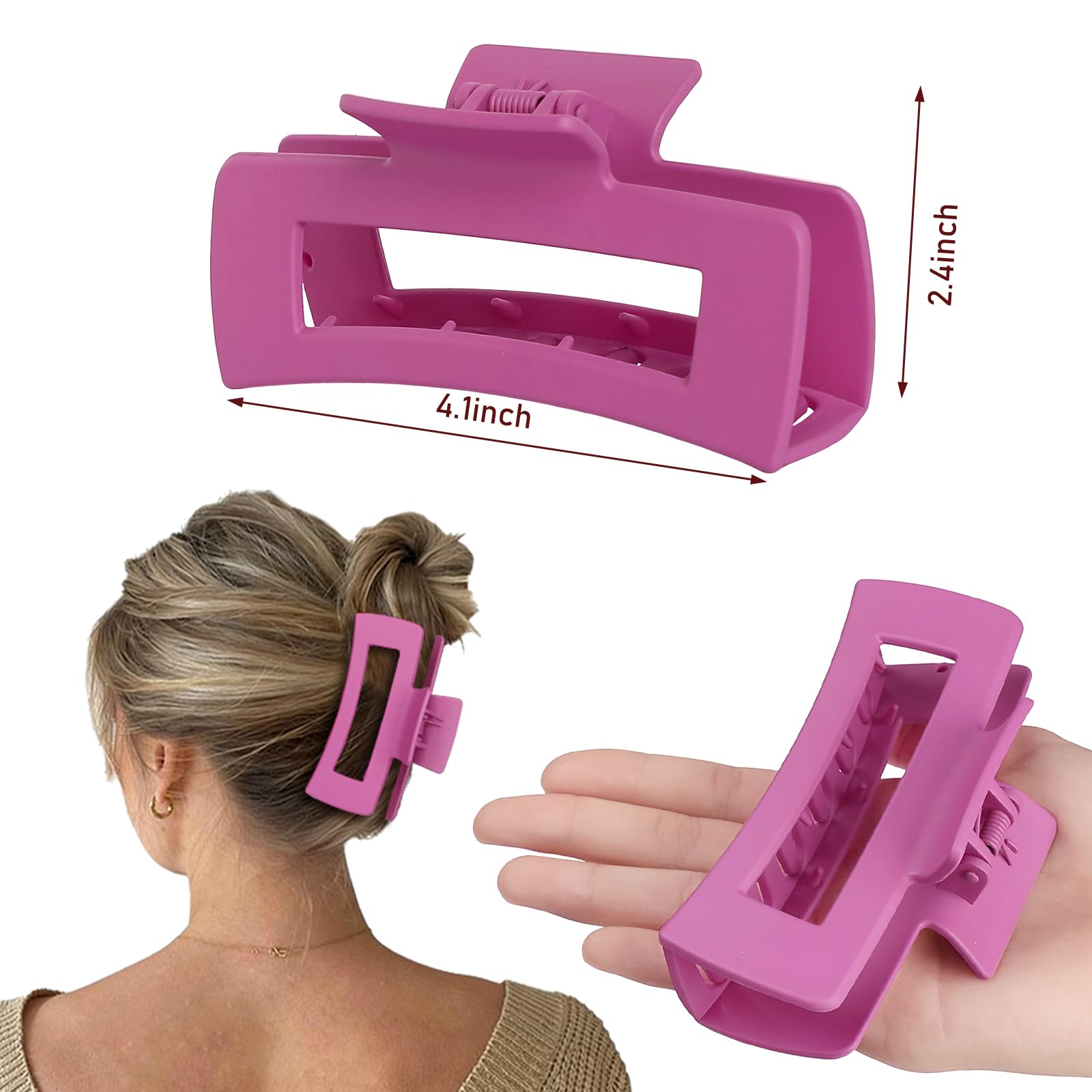 CHANDAT clip plastic texture close-up showing durable material and smooth finish