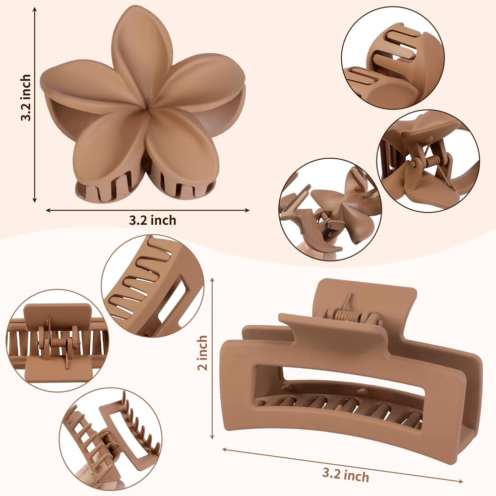 CHANDAT rectangle clip open to show interlocking teeth and strong grip benefit