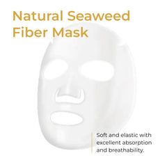 CHANDO HIMALAYA seaweed fiber sheet close-up showing high absorption benefit