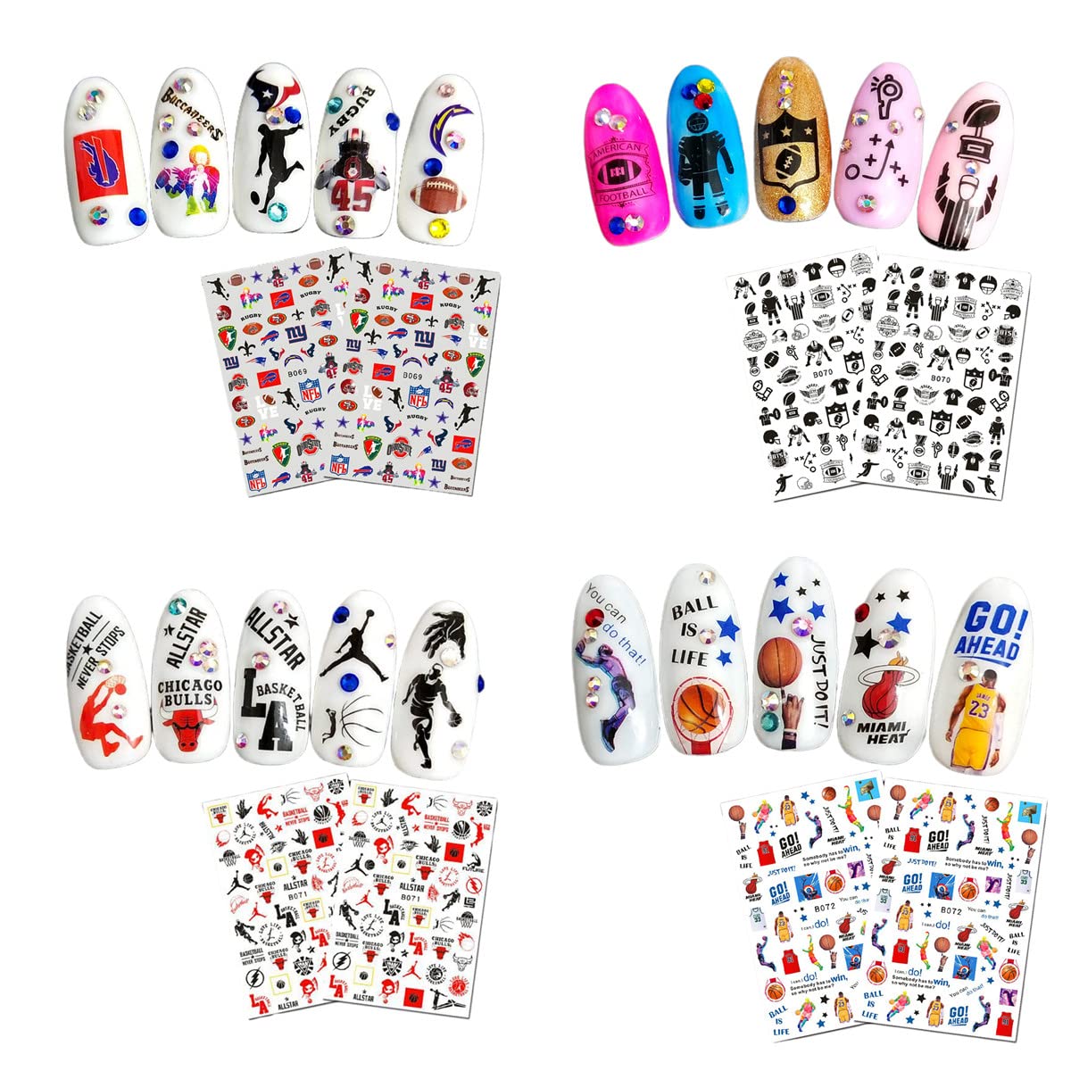 CHANGAR stickers applied on fingernails showing quick stylish result
