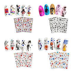 CHANGAR stickers applied on fingernails showing quick stylish result