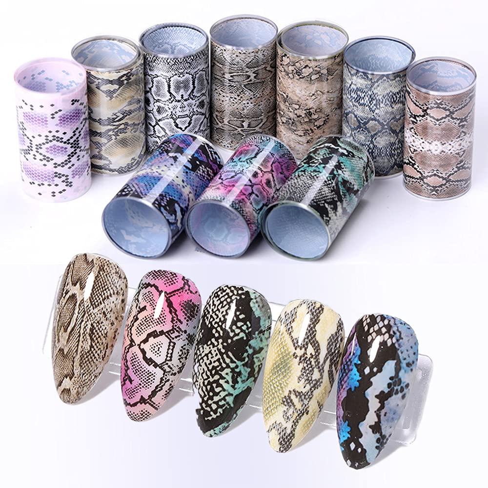 CHANGAR laid-out rolls displaying leopard tiger snake fish patterns