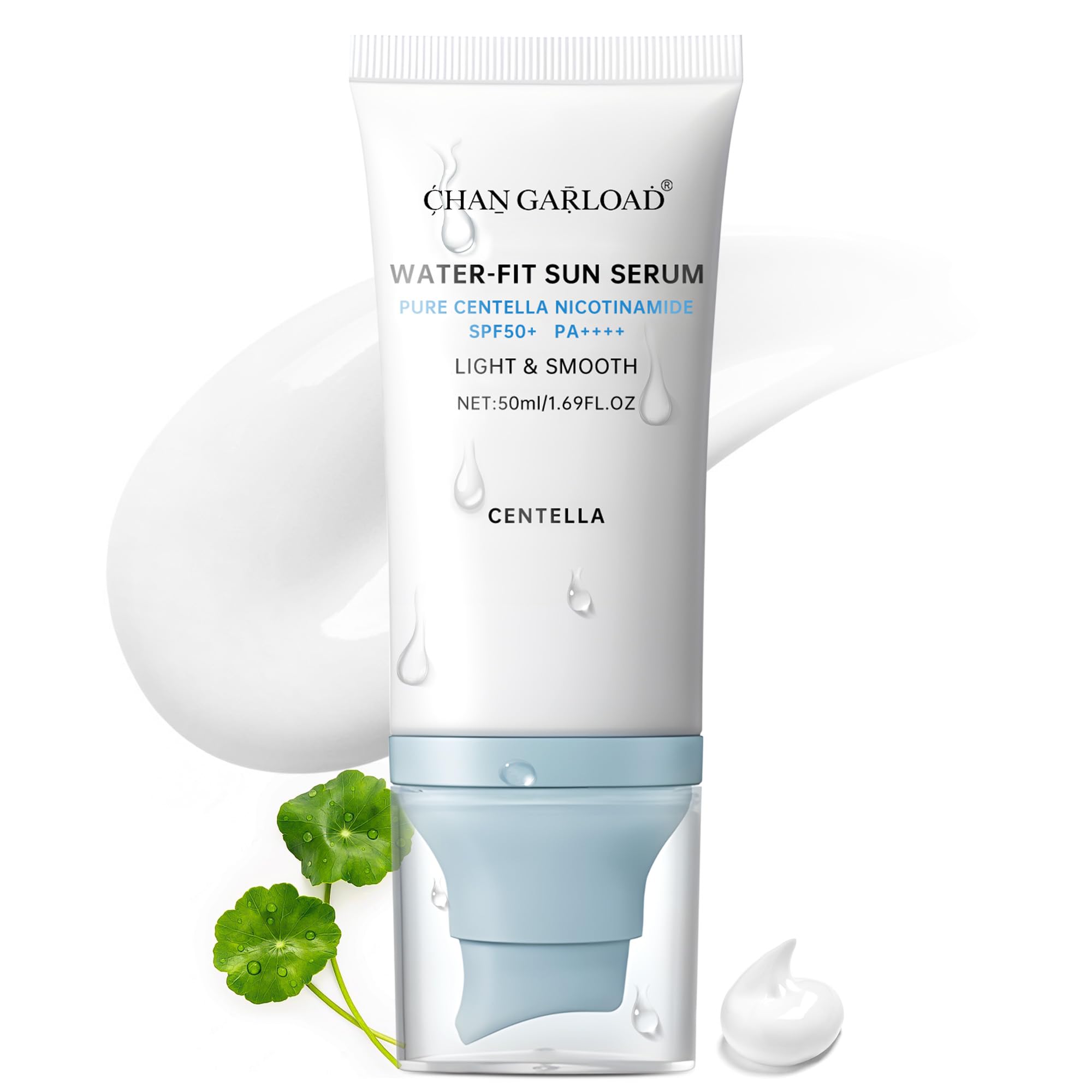 CHANGARLOAD front packaging 50ml showing compact sunscreen for travel convenience