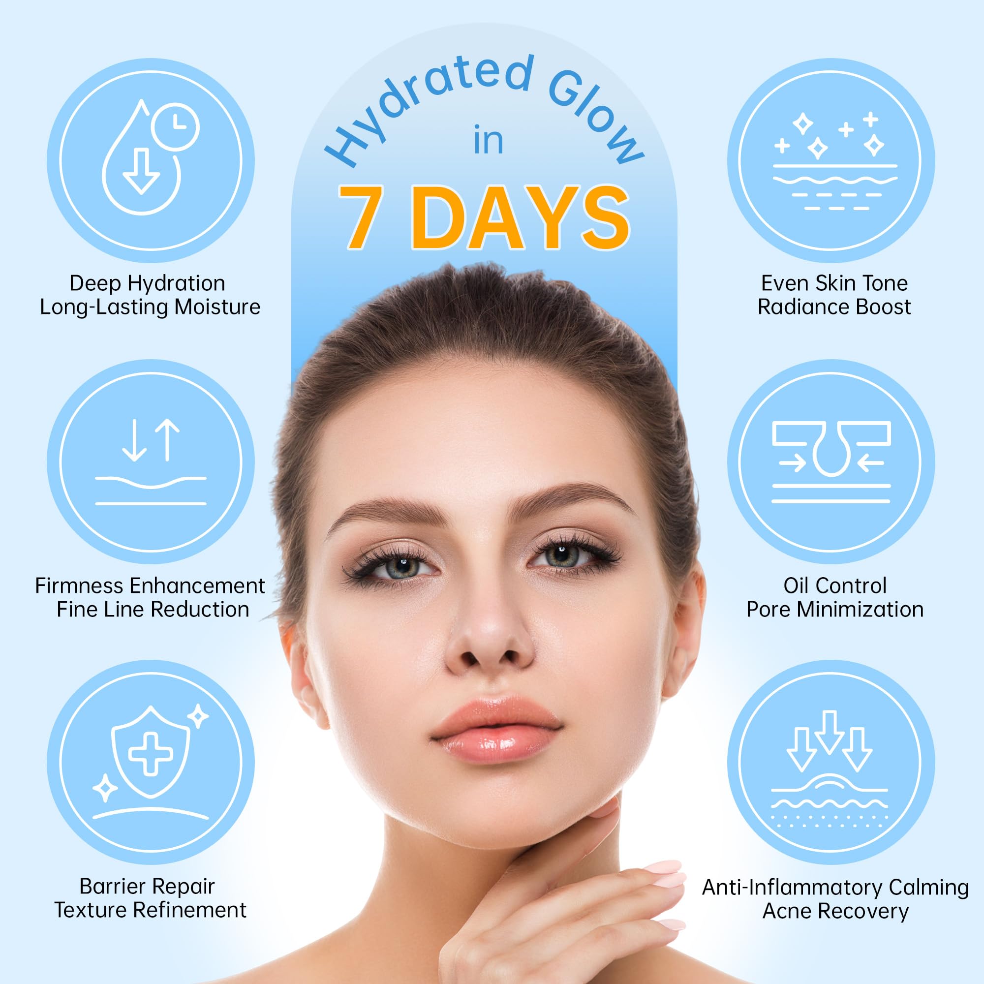 CHANGARLOAD serum droplet texture showing lightweight hyaluronic gel for fast absorption