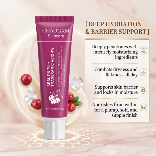 CHAOGKM SOERA cream texture close-up highlighting smooth, fast-absorbing feel