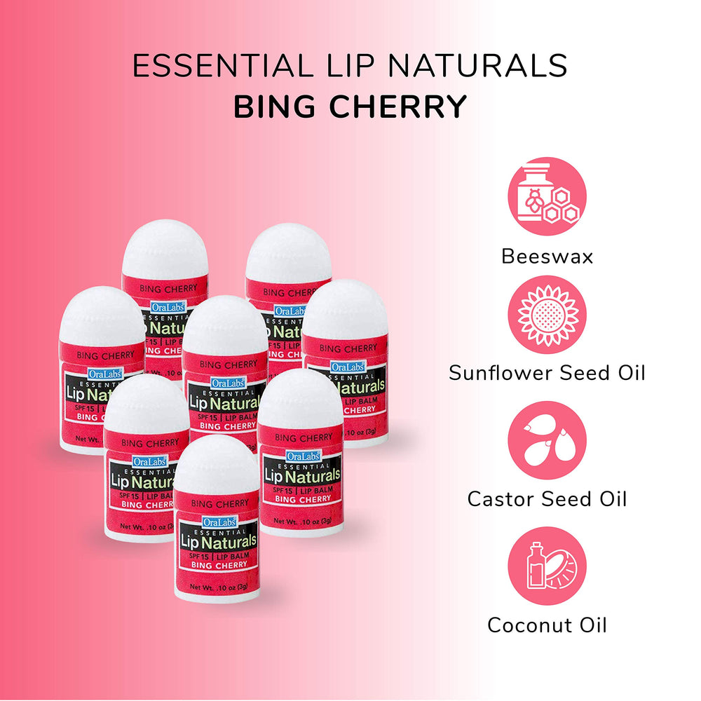 CHAP-ICE cherry balms grouped to show assorted flavors and choice benefit