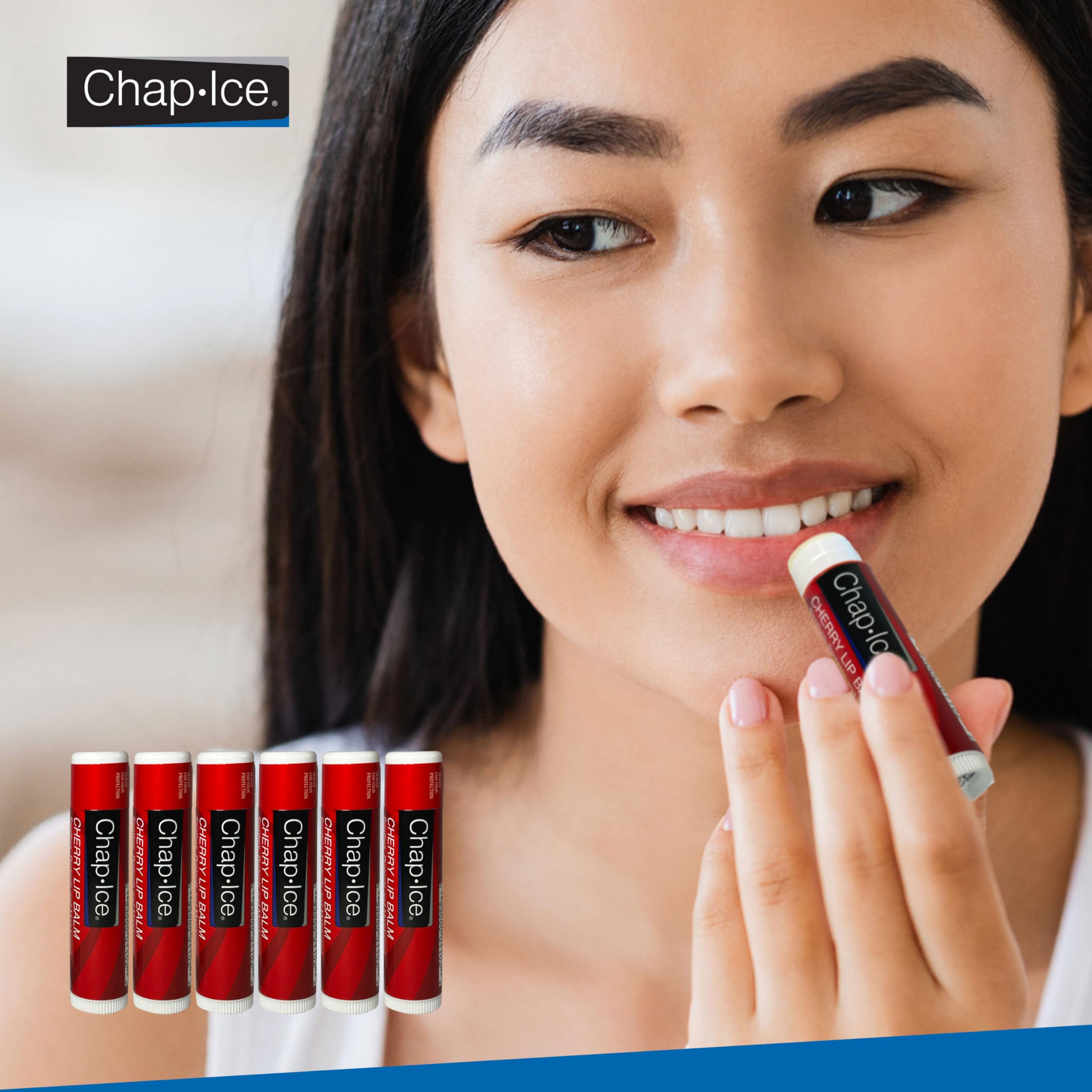 CHAP-ICE SPF label detail highlighting sun protection benefit