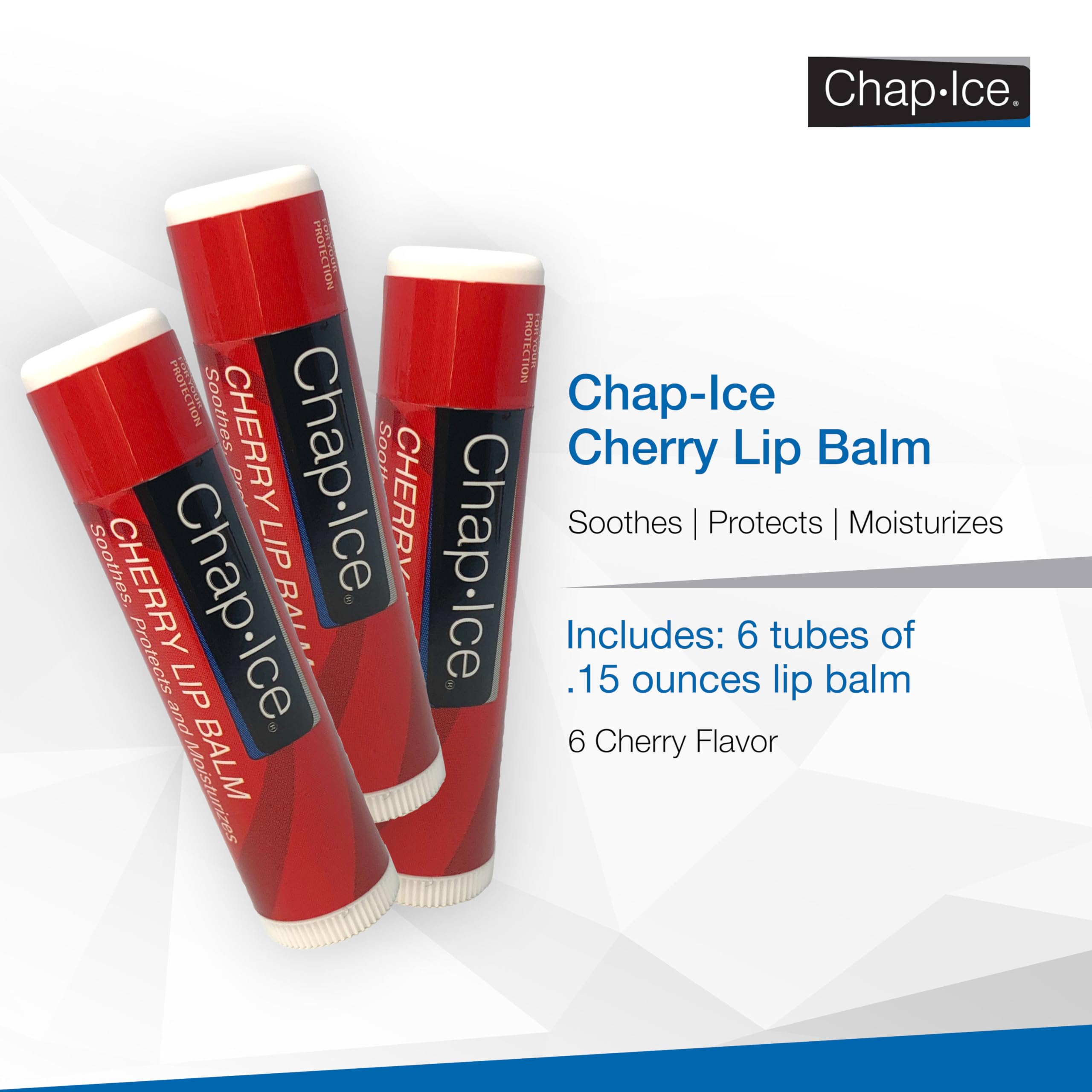 CHAP-ICE texture swiped on skin showing moisturizing finish and soft feel