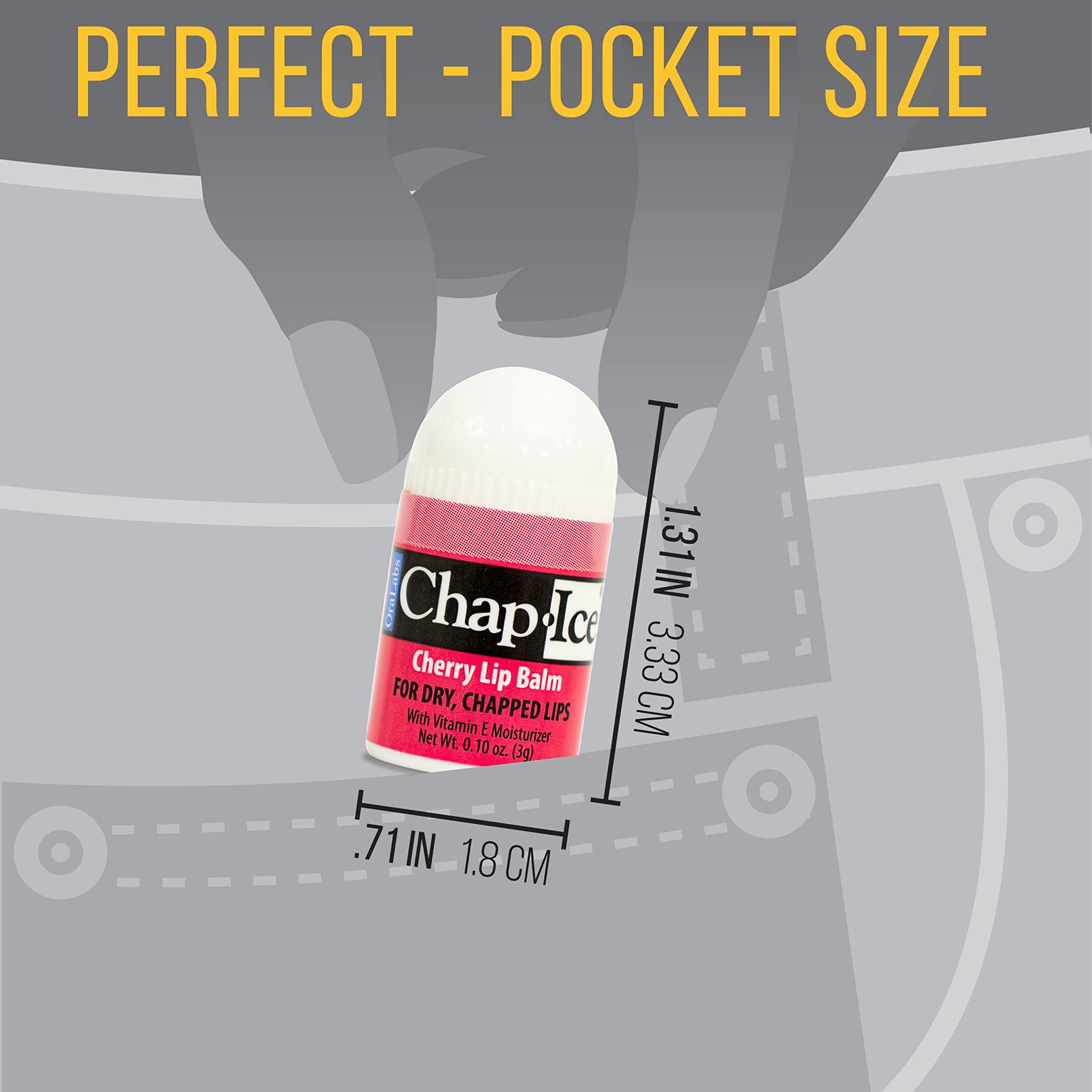 CHAP-ICE display on countertop ideal for retail or event giveaways