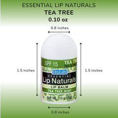 CHAP-ICE mint balm twisted open showing balm tip for easy application