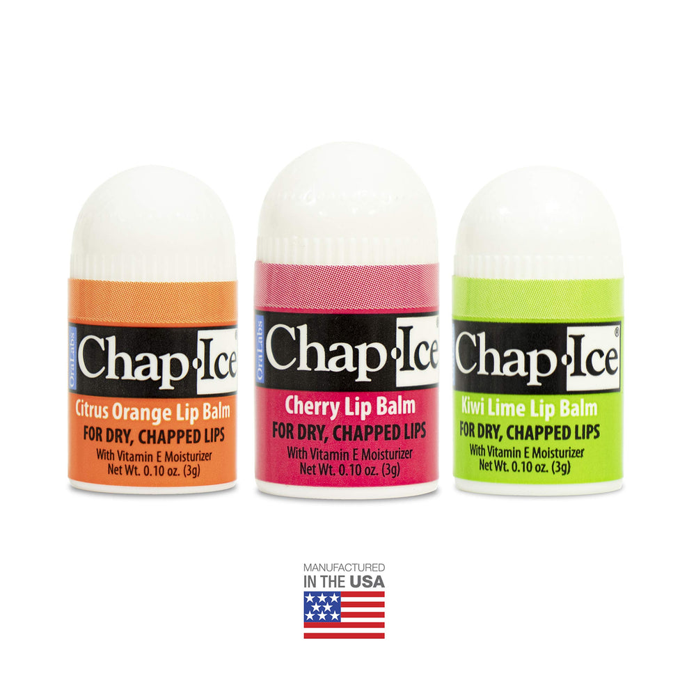 CHAP-ICE packaging next to a coin showing compact size and portability