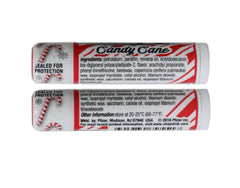 ChapStick Candy Cane used outdoors in winter offering minty freshness
