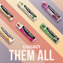 ChapStick Cherry applied on lips delivering subtle tint and moisturization