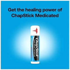 ChapStick classic medicated used outdoors in cold weather providing protective comfort