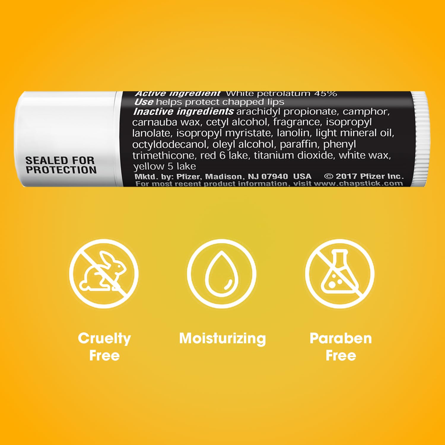 Person applying ChapStick outdoors to show everyday protection on the go