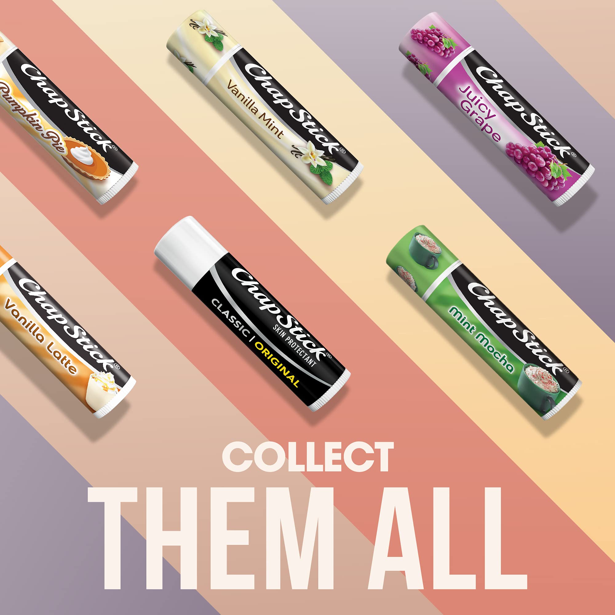 ChapStick beside a coin to show compact 0.15 oz size for travel