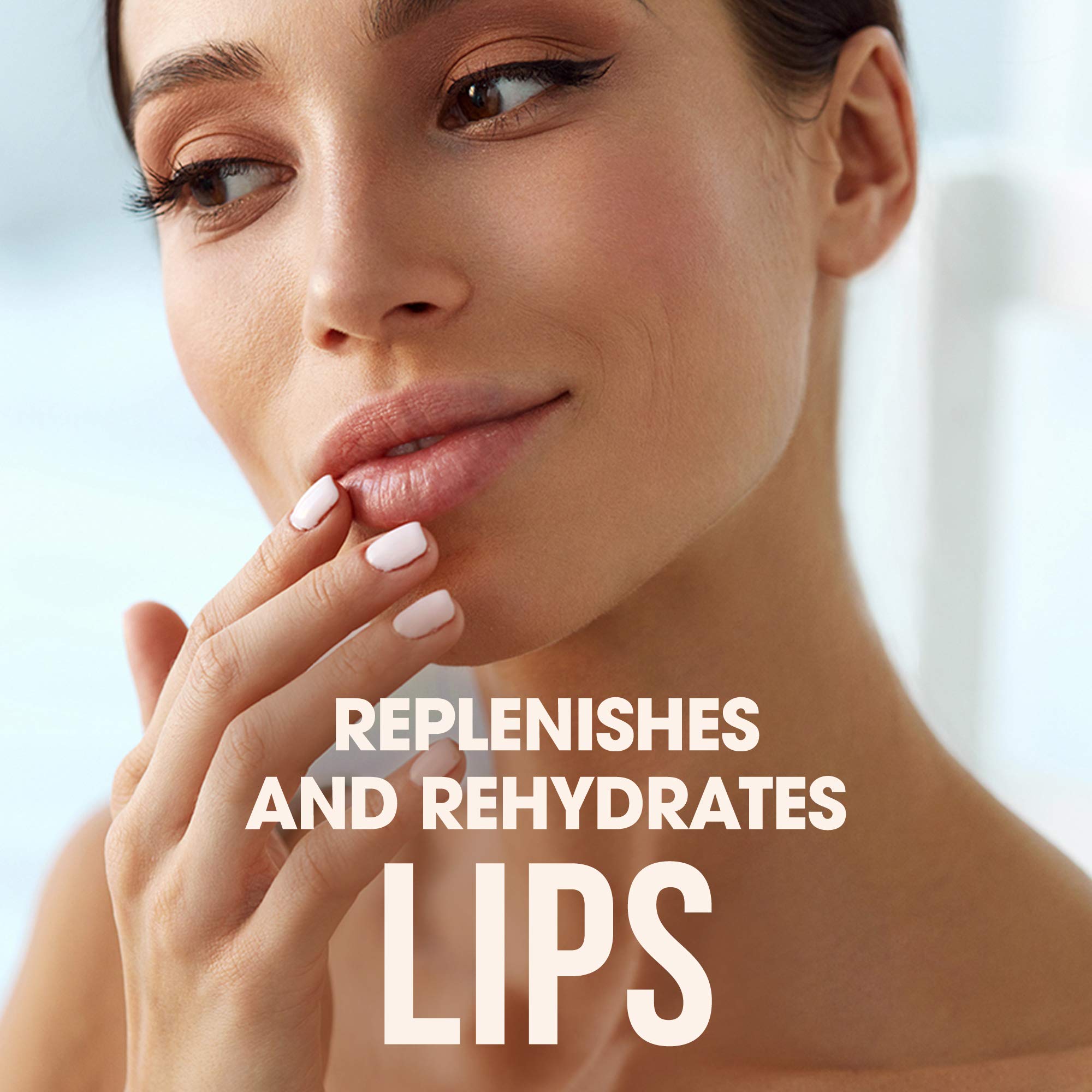 ChapStick Classic used under lipstick showing prepping lips and smoother color application