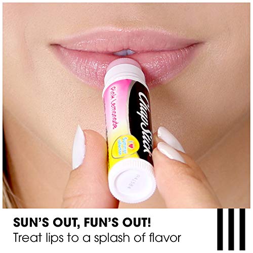 ChapStick brand close-up of balm tip highlighting smooth glide for moisturized lips