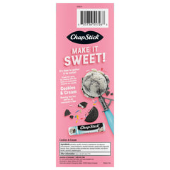 ChapStick ingredient visual suggesting simple formula and paraben-free reassurance benefit