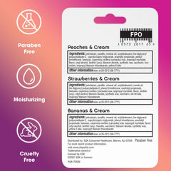 ChapStick label closeup showing ingredients and product details for informed purchase