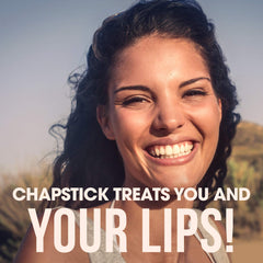 single ChapStick Moisturizer tube closeup highlighting smooth application