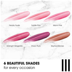 Application on lips demonstrating ChapStick Nearly Nude boost of natural color
