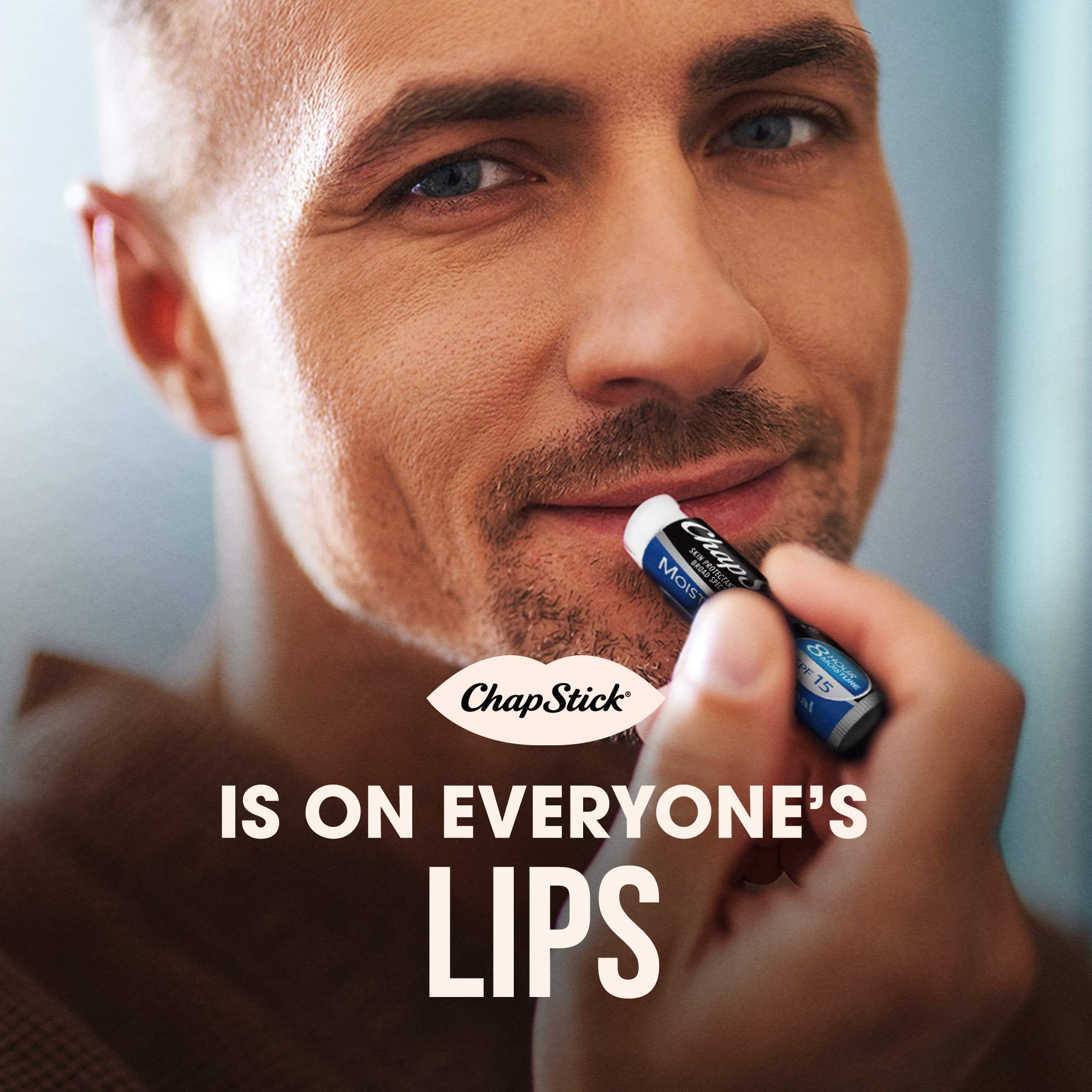 ChapStick next to keys showing pocket-size portability and on-the-go protection