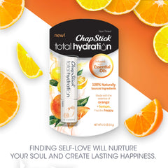 Close-up texture of ChapStick balm swipe highlighting smooth hydration
