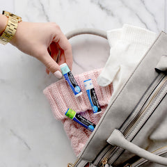 ChapStick texture closeup highlighting smooth glide with aloe
