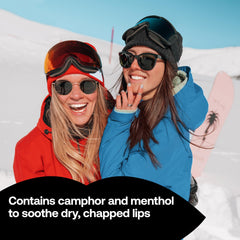 ChapStick texture swipe showing smooth balm for quick hydration
