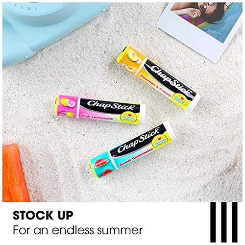 ChapStick three I Love Summer flavors displayed for variety and seasonal fragrance appeal