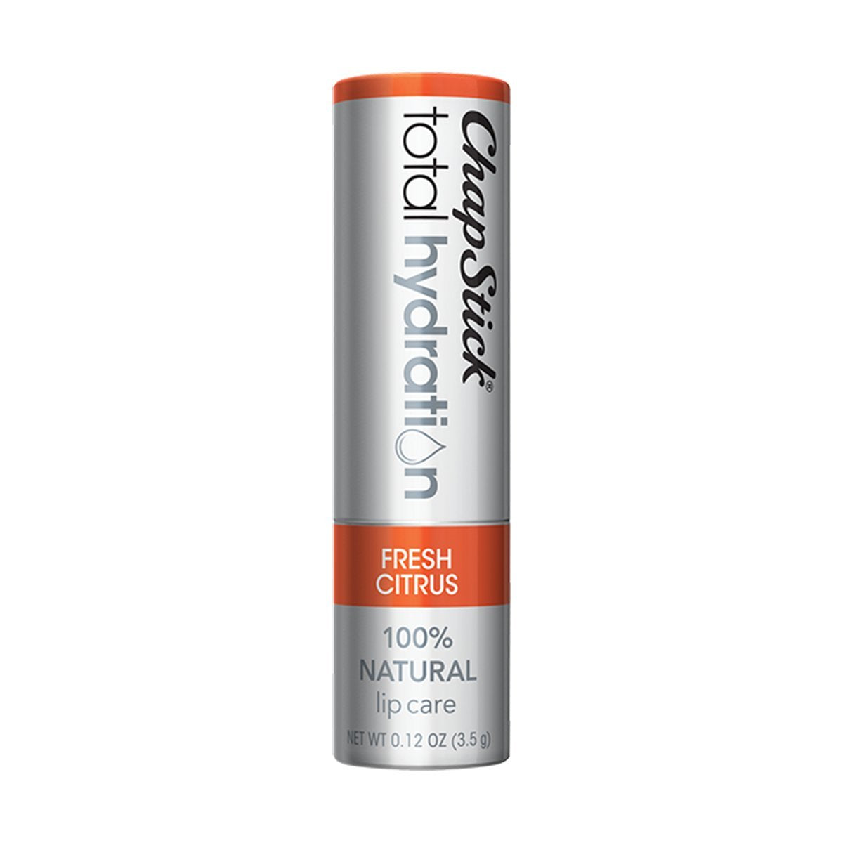 ChapStick tube with cap off revealing balm and easy application benefit
