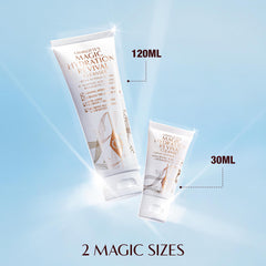 Charlotte Tilbury 120ml cleanser held to show product size and portability