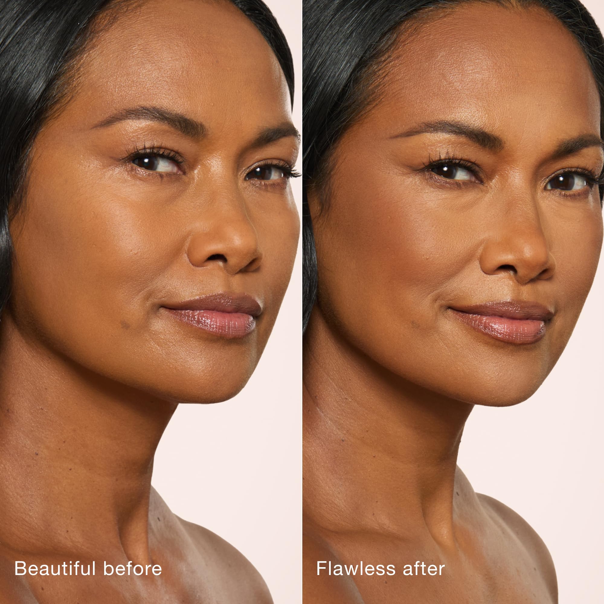 Charlotte Tilbury bronzer being applied on cheek for natural sun-kissed warmth