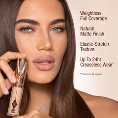 Charlotte Tilbury tube of shade 4.5 Fair highlighting true-to-skin tone