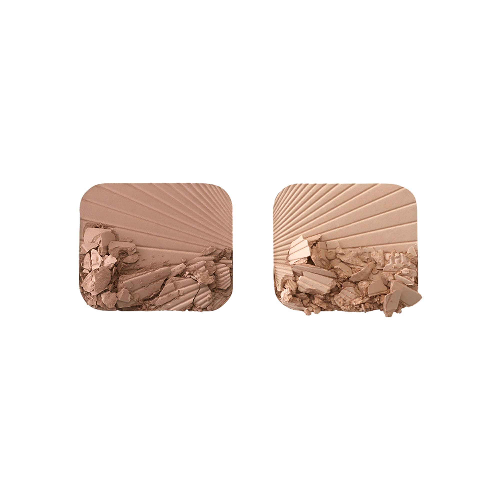 Charlotte Tilbury bronzer texture close-up for smooth, blendable application
