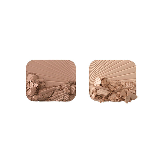 Charlotte Tilbury bronzer texture close-up for smooth, blendable application
