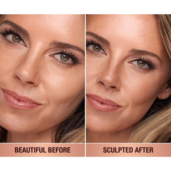 Charlotte Tilbury cushion applicator close-up for precise targeted contouring