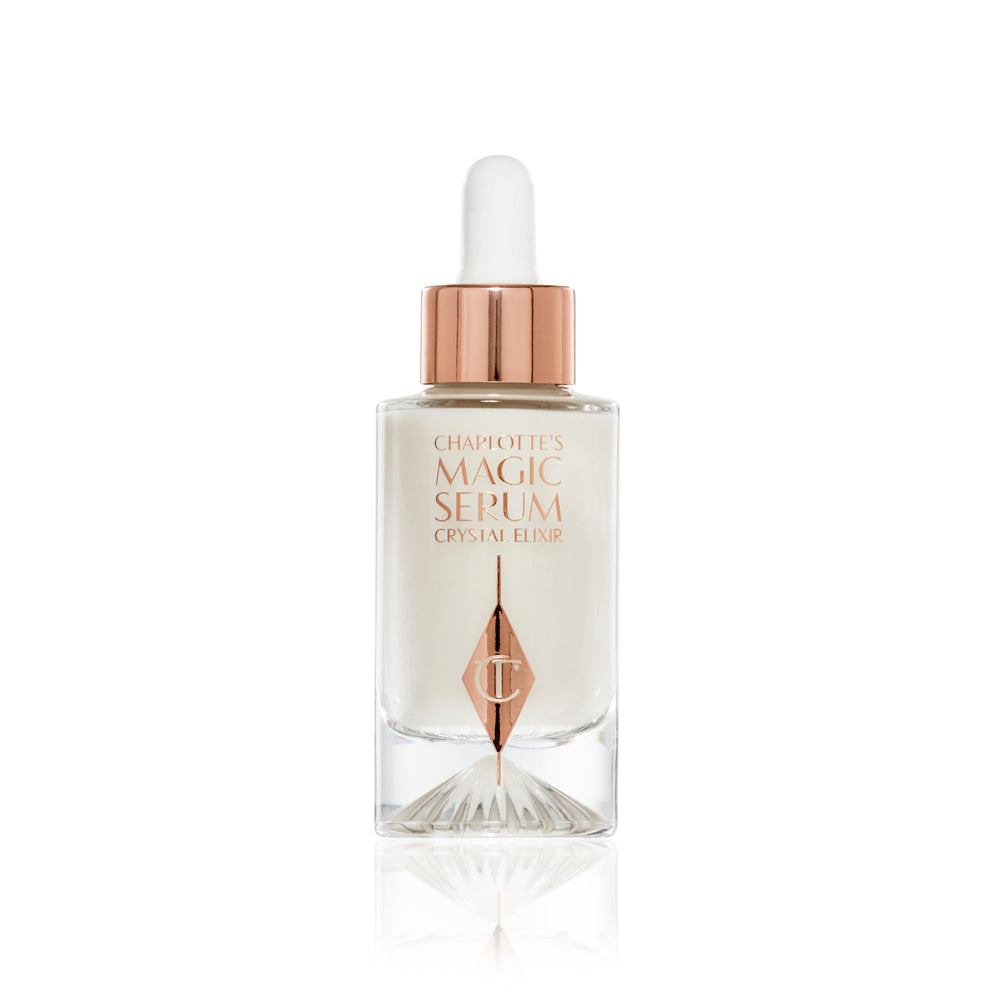 Charlotte Tilbury front packaging shows compact 8ml bottle and elegant branding, ideal for gifting