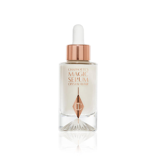 Charlotte Tilbury front packaging shows compact 8ml bottle and elegant branding, ideal for gifting