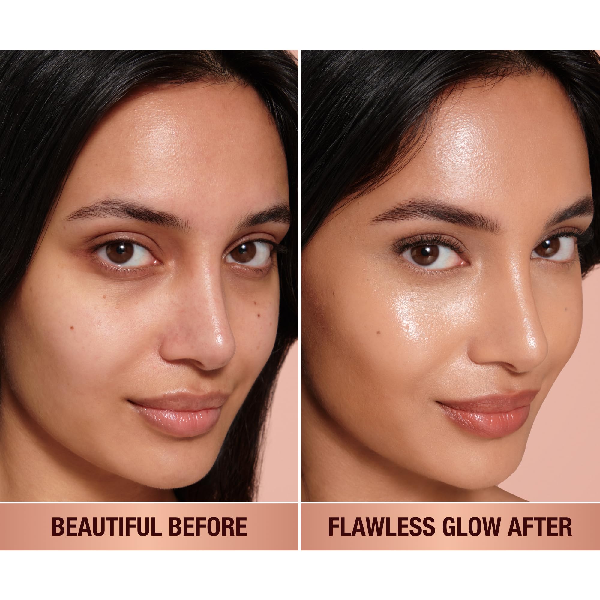 Charlotte Tilbury pump dispenser detail for precise, mess-free application