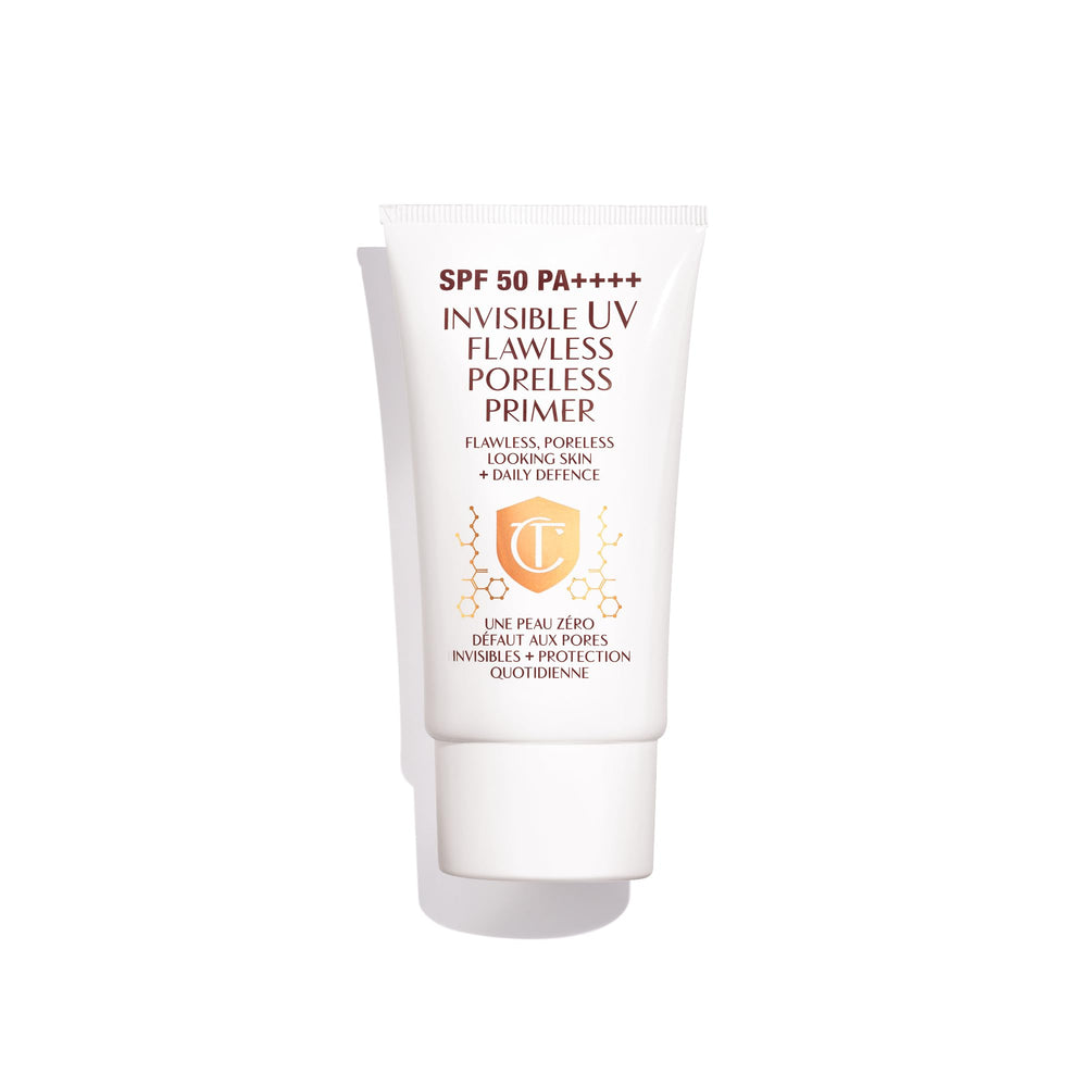 Charlotte Tilbury front packaging showing SPF 50 protection benefit