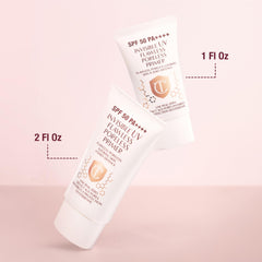 Charlotte Tilbury label close-up highlighting ingredients and SPF benefits