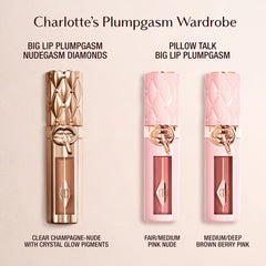 Charlotte Tilbury lifestyle evening look showing luminous sparkle and glam benefit