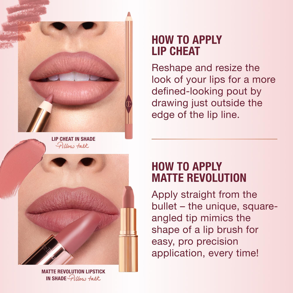 Charlotte Tilbury flatlay in a makeup bag suggesting everyday carry and convenience