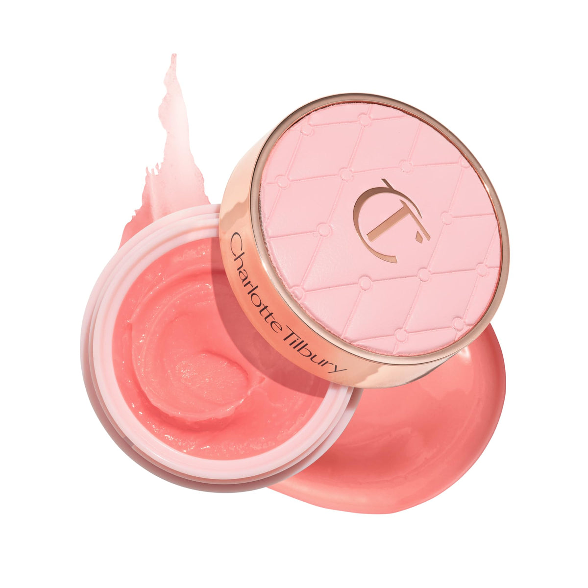 Charlotte Tilbury jar front view showing chic packaging and benefit