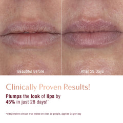 Charlotte Tilbury model wearing Pillow Talk tint for flattering natural color