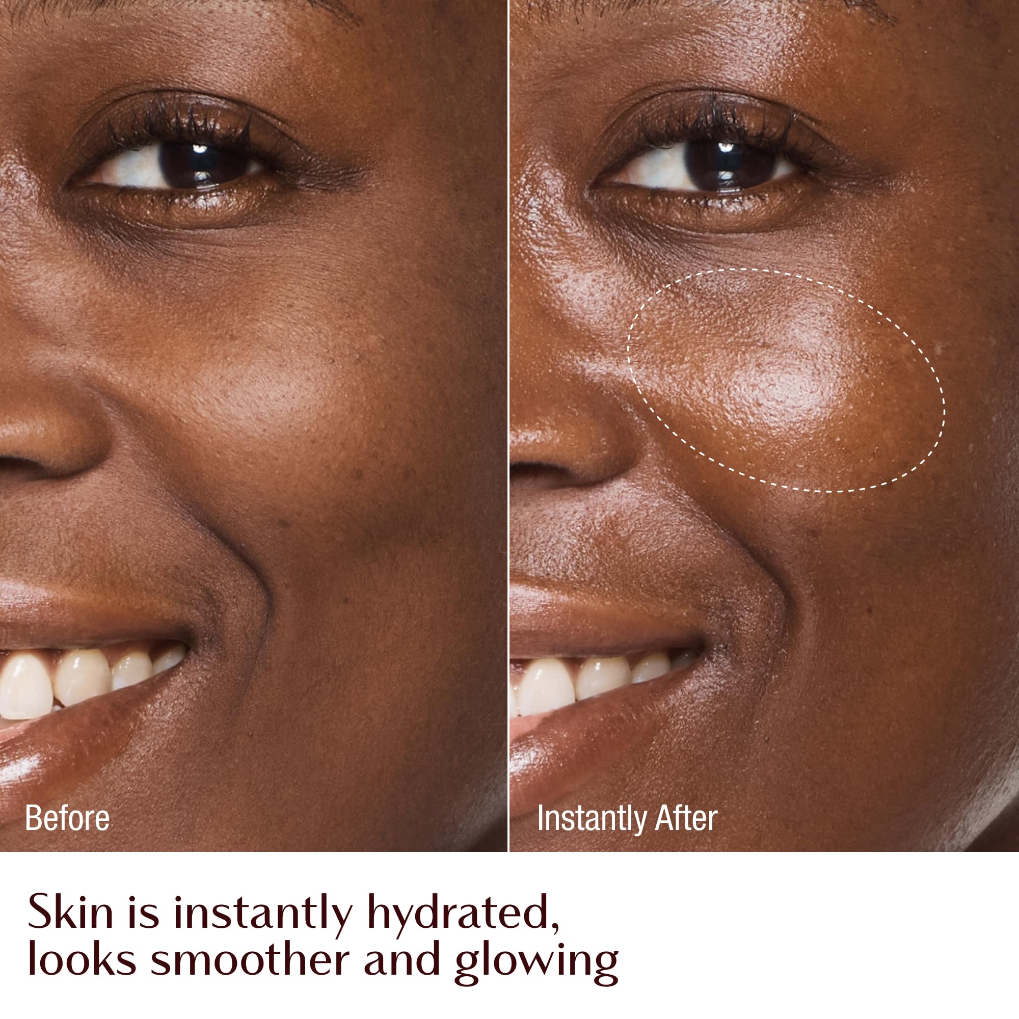 Charlotte Tilbury cream being applied on hand demonstrating smoothing benefit